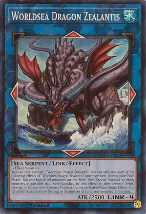 Worldsea Dragon Zealantis (RA04-EN082) - Quarter Century Stampede 1st Edition