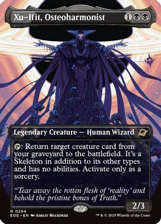 Xu-Ifit, Osteoharmonist (Borderless) (EOE-294) - Edge of Eternities Foil