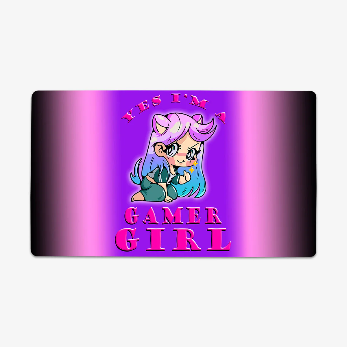 Yes I'm A Gamer Girl Playmat