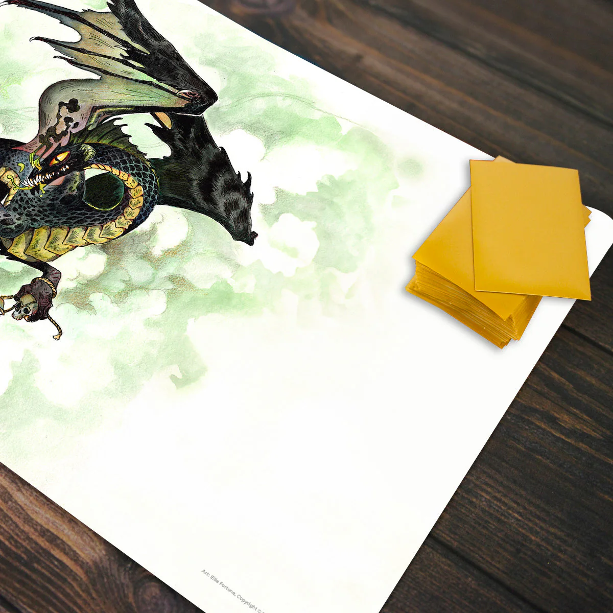 Young Black Dragon Playmat - Image 4