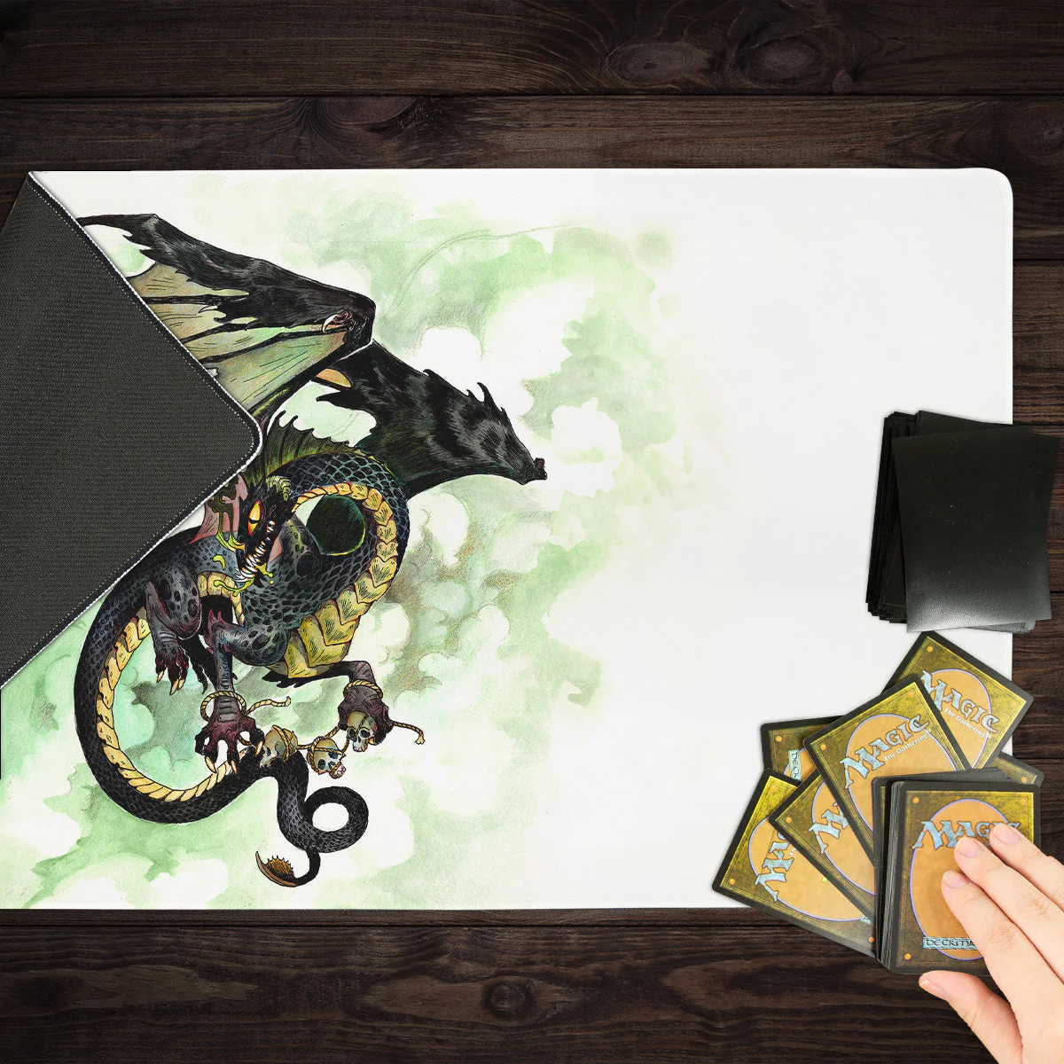 Young Black Dragon Playmat - Image 8
