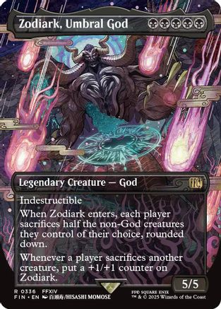 Zodiark, Umbral God (Borderless) (FIN-336) - FINAL FANTASY